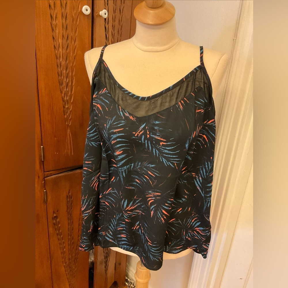 NWT Carmen Marc Valvo Plus Adjustable Printed Tank .